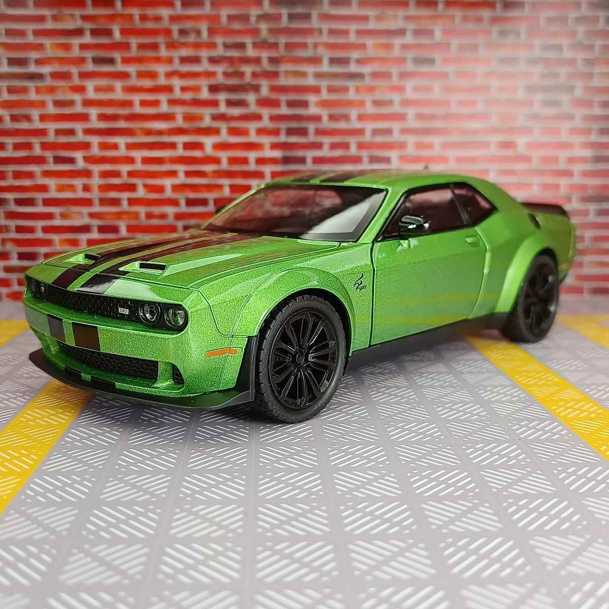 嘉业VB24375仿真地狱猫SRT合金跑车模型挑战者汽车摆件玩具车儿童