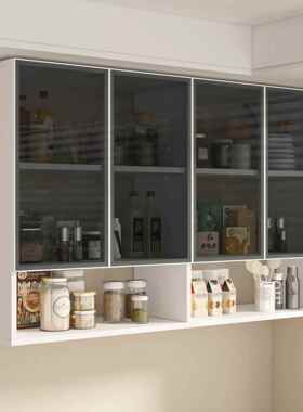 铝合金吊墙壁柜墙上储房柜家F77HS6MS用厨顶柜阳台卫生间物挂柜墙