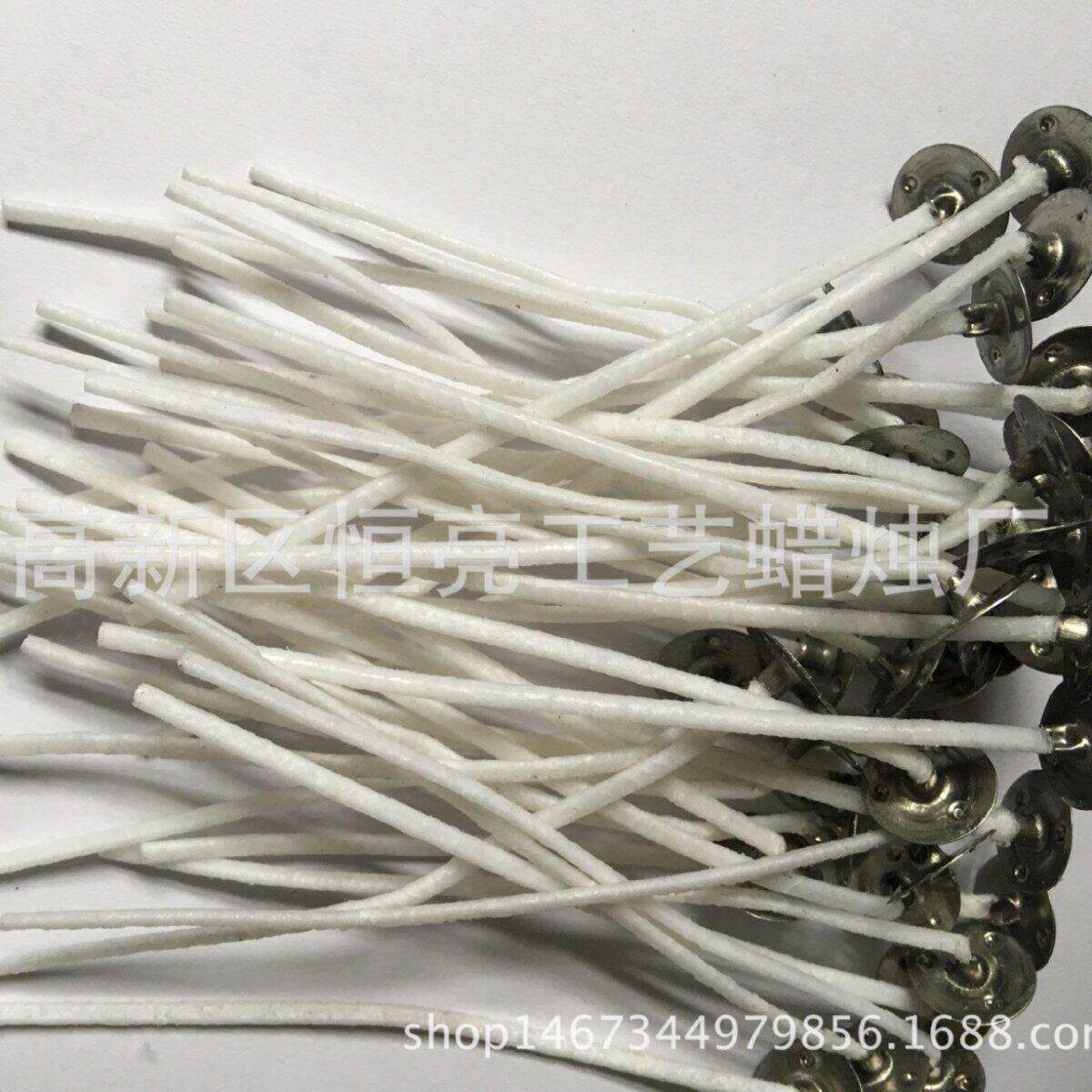 果冻蜡灯芯大豆蜡烛芯工艺蜡烛香薰蜡烛芯无烟加一包一百根