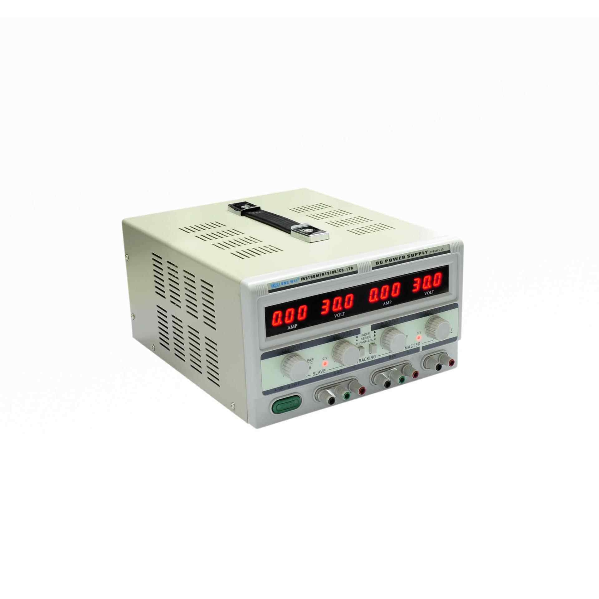 龙威TPR-3003-2D双路数显直流稳压电源30V3A可调PK兆信安泰信固纬