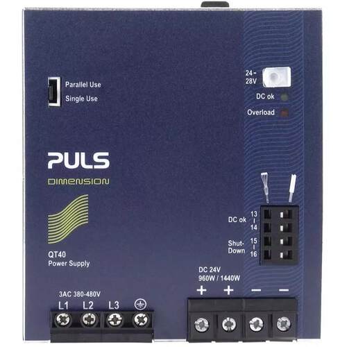 PULS/普尔世QT40.241三相系统DIN导轨开关电源