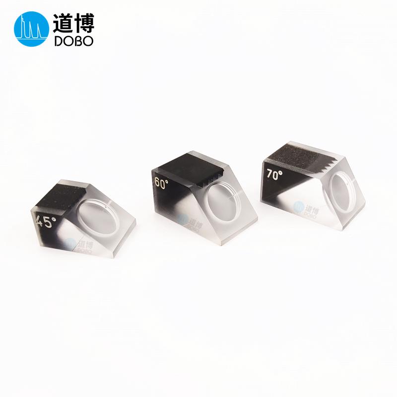 45°60°70°超声波探伤仪斜探头TOFD有机玻璃聚苯乙烯楔块斜切块