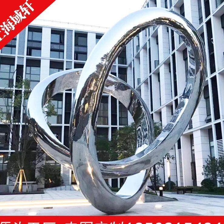 定制不锈钢雕塑标识牌金属廊架玻璃纤维泡沫雕塑商场广场大型雕塑