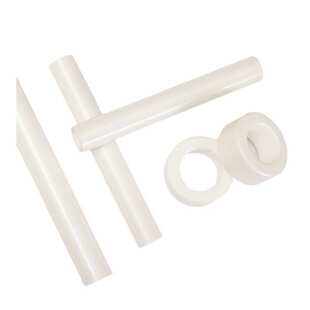 白色氧化锆陶瓷管陶瓷环 精密陶瓷绝缘工业陶瓷结构件异形件定 制