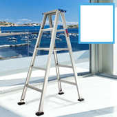 厂家直销 6米折叠家用梯工作安全升降 登月牌合页梯人字梯1.5