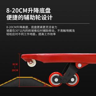 卸 地牛叉车手动液搬498运车小型压降液压车2吨3吨油压升推拖手装