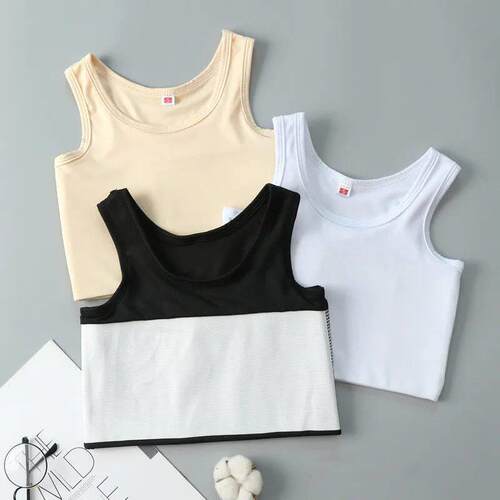 Women Flat Chest Binder With Bandage Pullover Half Length Co