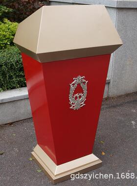 包邮演讲台公司前台迎宾台咨询台咨客台土豪金礼宾台主持会议台