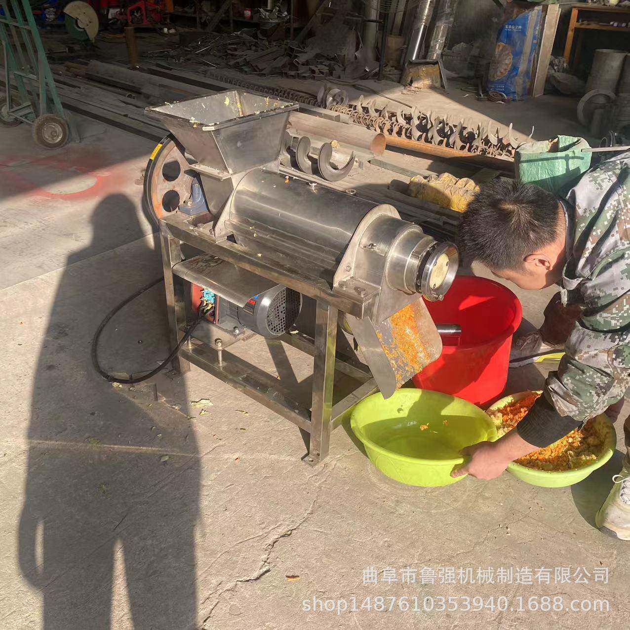 刺梨强凤梨汁菠萝破碎榨汁机 水ERS果挤压打 鲁机牌榨汁机