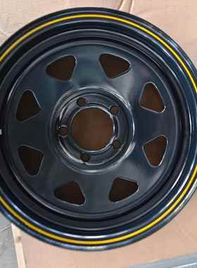 黑色粗黄线，13寸到18寸ATV拖车轻型挂车轮辋车轮钢圈生产