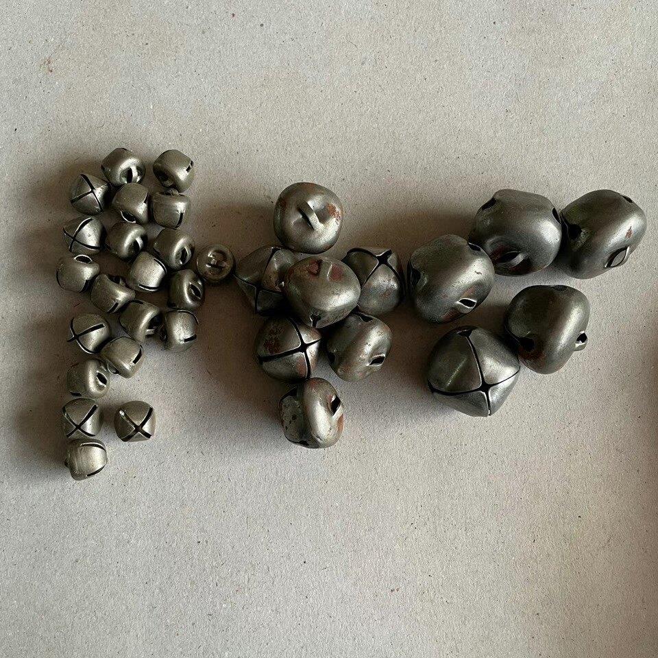 本色无电镀铁皮十字铃铛 圣诞铃铛狗狗宠物节庆工艺铃铛手工DIY