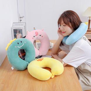 长途飞机旅行便携u型枕护颈枕靠枕u型头枕脖颈枕坐车办公室趴枕