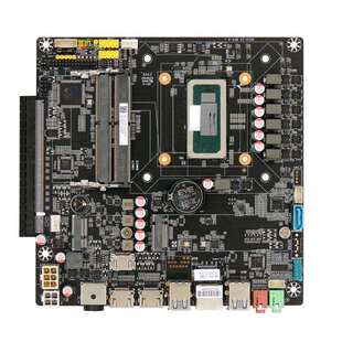 侧插显卡主板一体机工控主板 全新i512450H12500Hi713700嵌入式