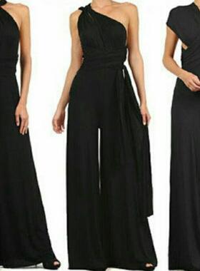 Multi wear method, multi rope cross bandage jumpsuit for