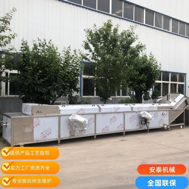 黄桃漂烫加工线 贡菜漂烫护色生产线 袋装牛板筋巴氏杀菌机包安装