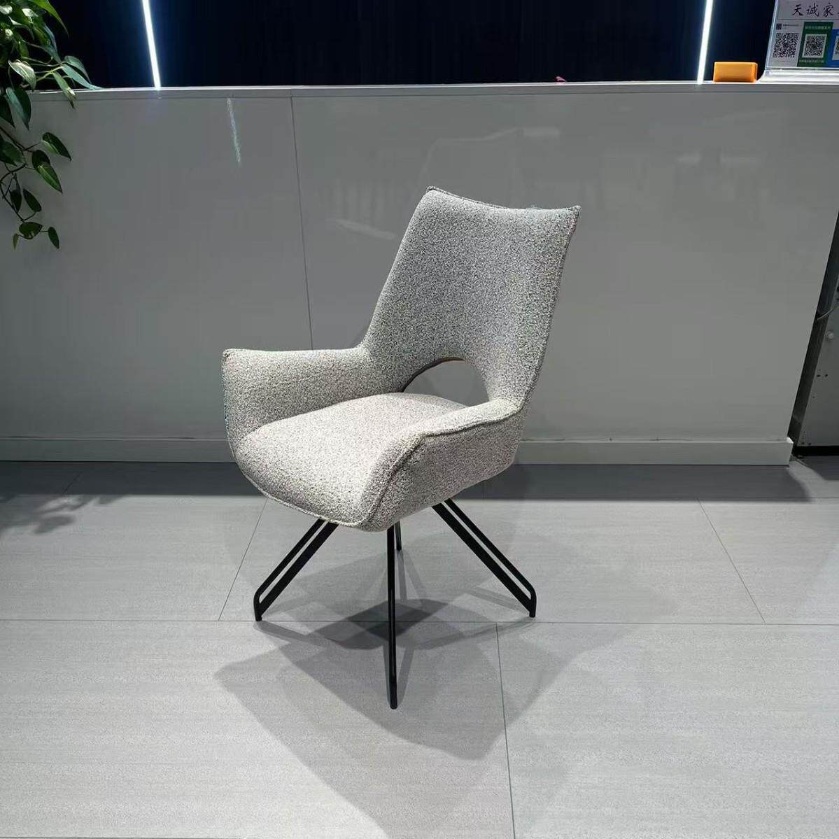 家用现代简约旋转椅子餐椅办公椅沙发椅阳台洽谈桌椅休闲靠背椅子