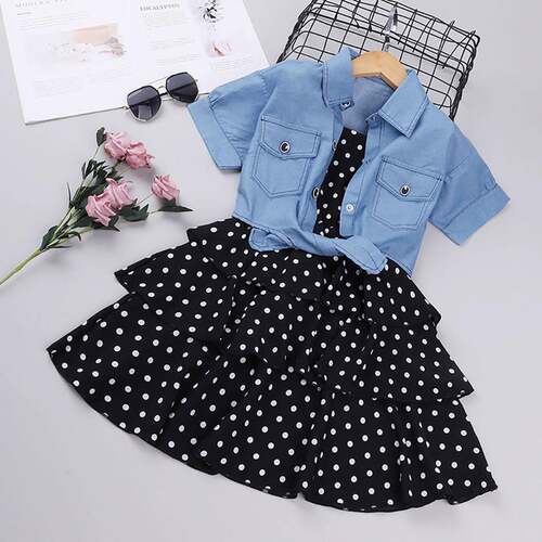Girls Clothes Sets Summer Kids Clothing For Children Dress S