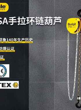 美国手拉葫芦Yale耶鲁Budgit USA型手动倒链船级社2tt5t10t