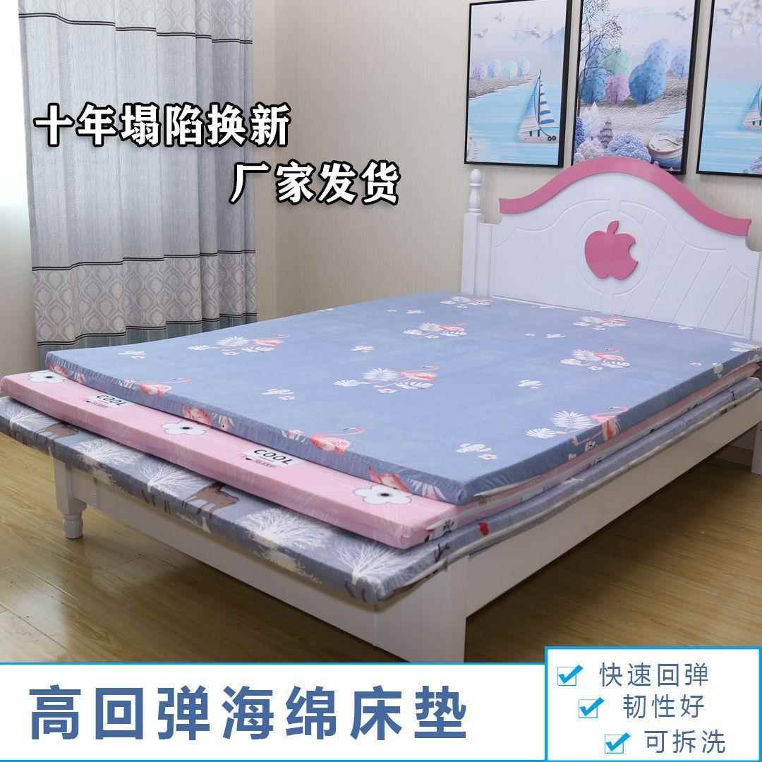 高回弹高密度海绵床垫单双人海绵垫床垫子学生宿舍床垫塌塌米威东