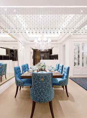 打珠帘晶隔断门帘客厅隔断水餐ESZ60477厅阳台家用窗帘装帘饰帘挂