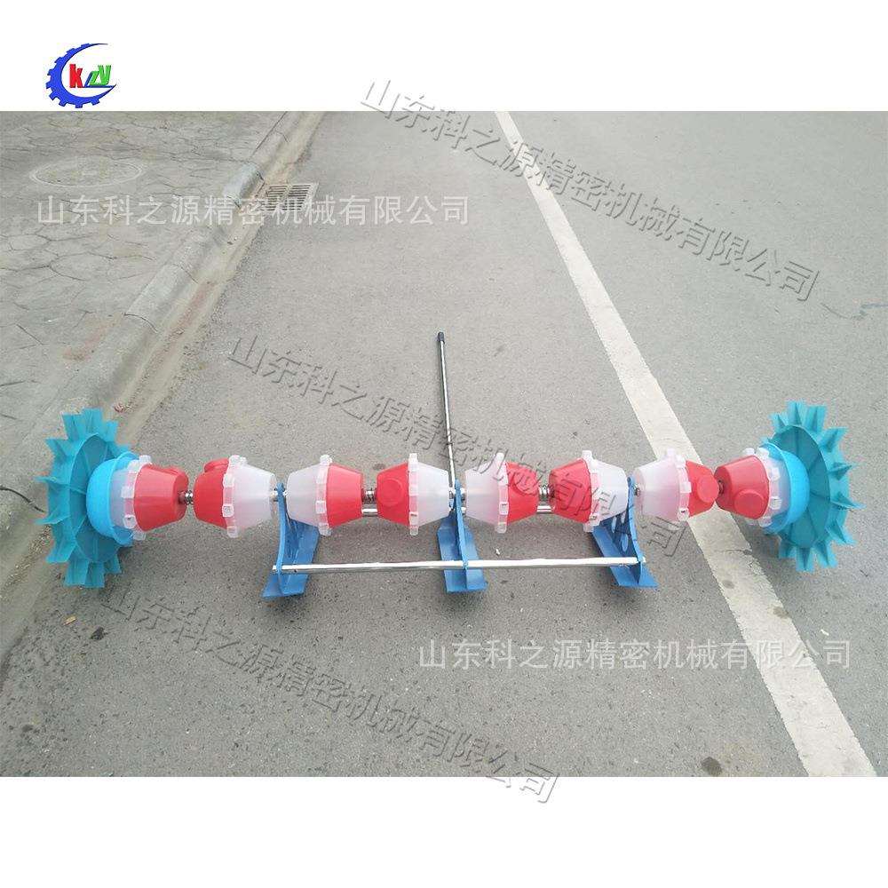承包地块水稻点播机手拉式水稻播种器小型单人作业稻种直播机