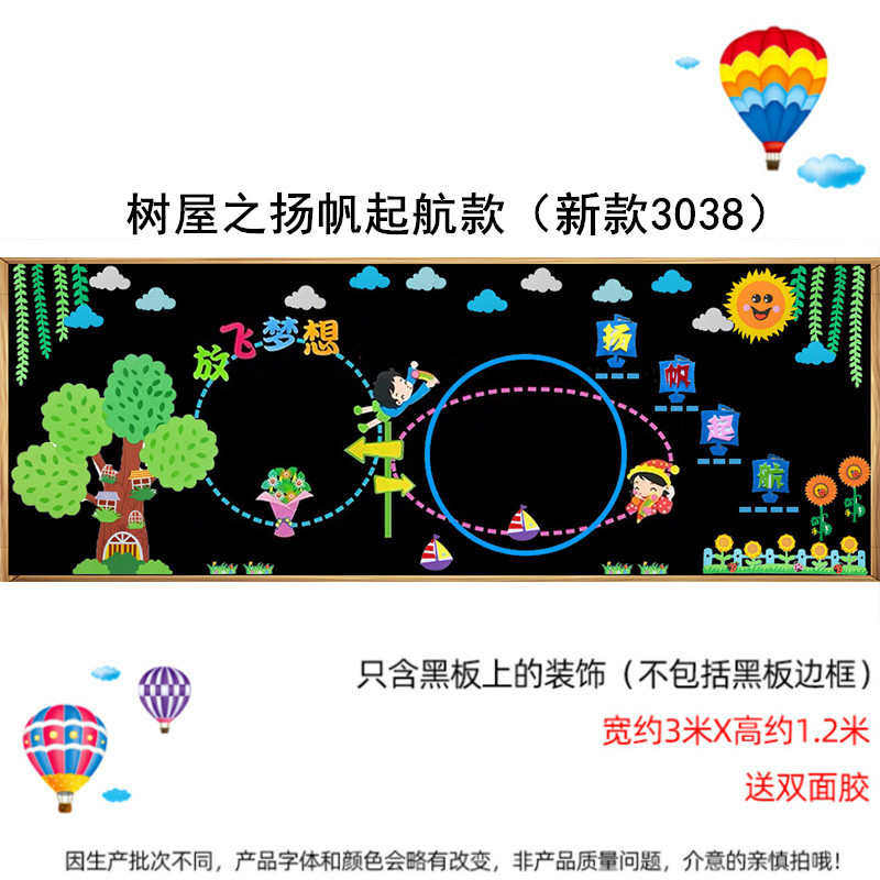 端午节黑板报装饰墙贴小学班级文化布置教室主题墙幼儿园环创装饰 - 实物图