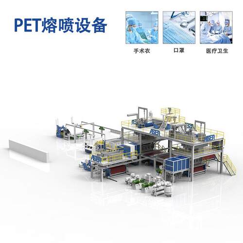 PET无纺布生产机械/熔喷无纺布设备