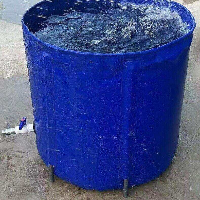 帆布可折叠水桶大号雨水收集袋便携式洗车用接水蓄水池户外储