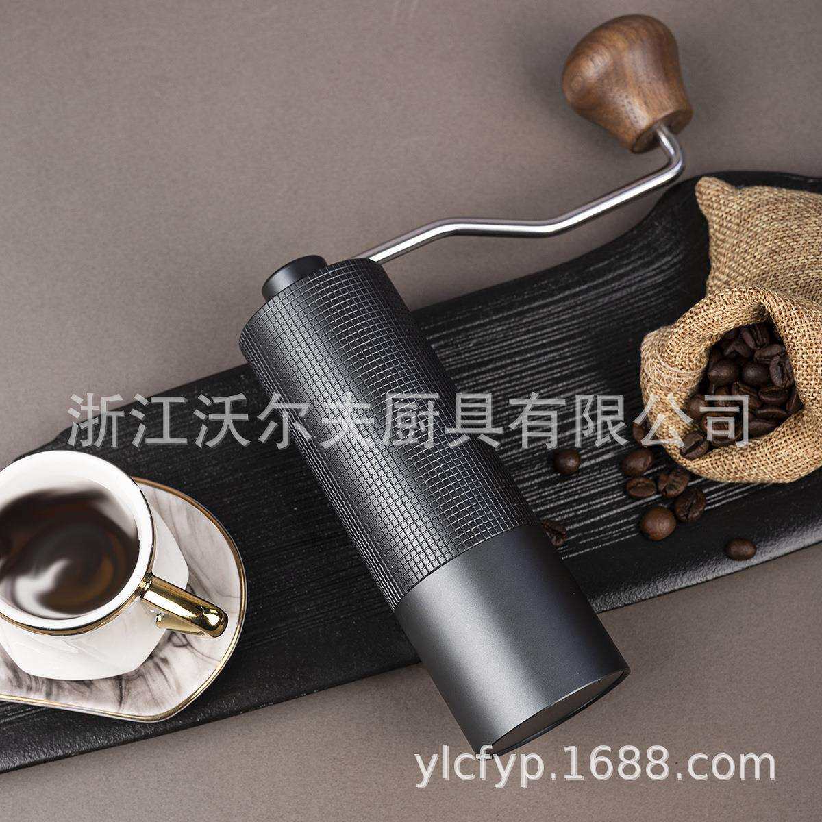 好用磨豆机手动不锈钢芯磨豆机意式咖啡小型手摇咖啡磨精密手摇机