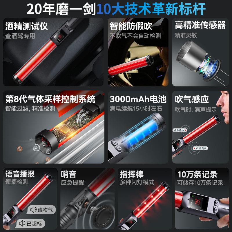 【政企认】酒酒灵灵酒精测仪吹气式查驾试交通专用测酒酒灵灵仪证