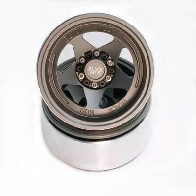 2.6寸仿真复古负值黑泥轮毂12/17结合器1/7/8攀爬车改装 mk07 km4