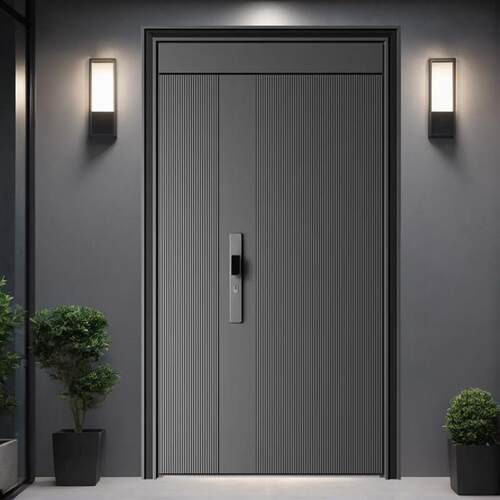 甲级防盗门家用入户单门进户加厚子母门锌合金双开 关大门安全门