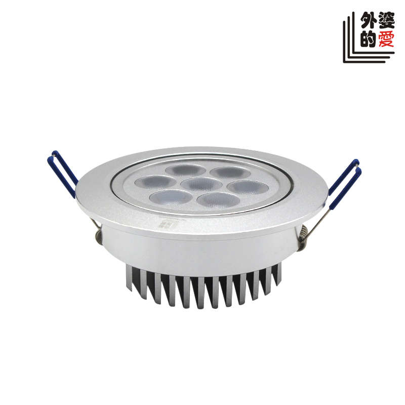 外婆的爱LED单灯翡翠珠宝玉石店铺12W吸顶嵌入式壁柜展示中性暖光