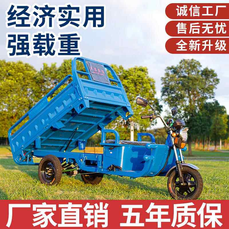 72v电动三轮车拉货摆摊快递电瓶三轮车家用农三轮车新国标可上牌