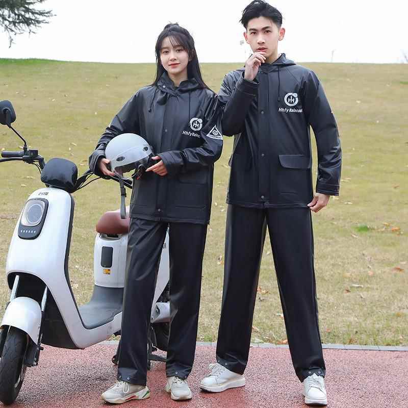 雨衣雨裤套装男外卖骑手摩托电动车全身防暴雨女防水分体雨衣成人