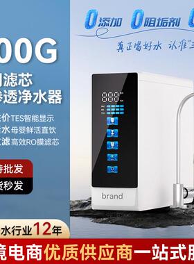 智能彩屏净水器家用ro反渗透800G大流量厨房自来水过滤净水机跨境