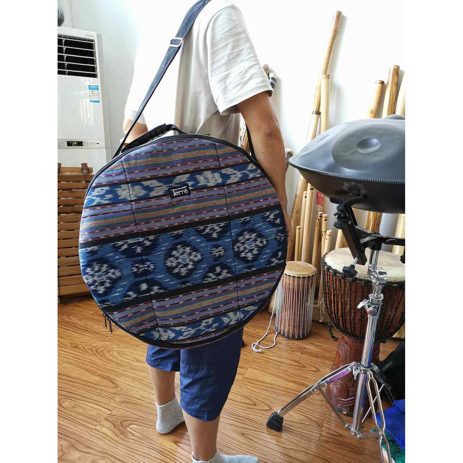 正品德Terr疗e德国山羊皮音乐愈鼓Sh瑞aman手印第安鼓框鼓兽皮鼓