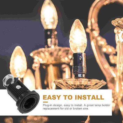 10 Pcs E12 Lamp Holder Bulb Pendant Light High Quality