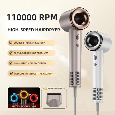 High speed hair dryer manufacturer速无叶吹风机一件起批电吹