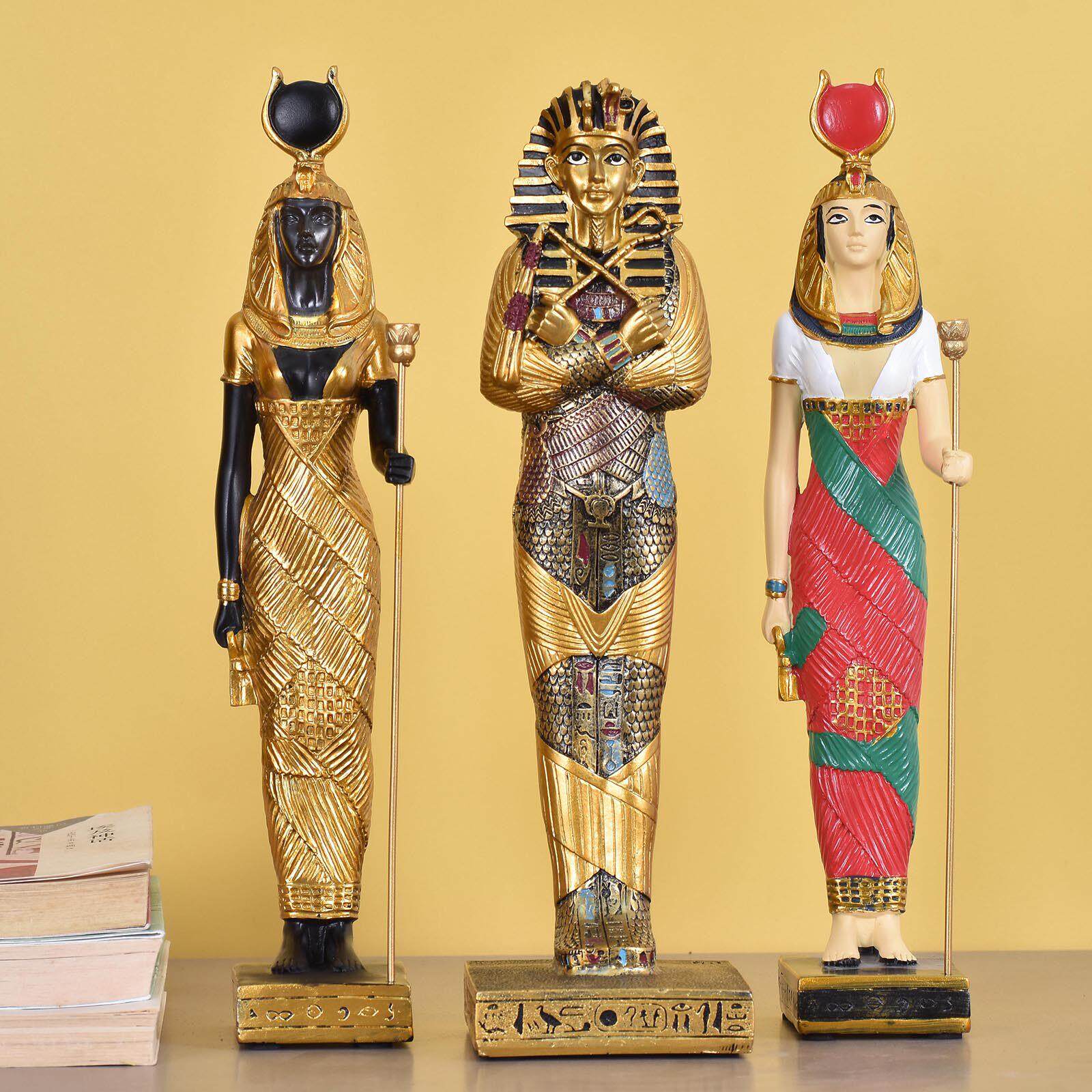 埃及旅游雕塑摆件现代简约家居大厅装饰法老摆设埃及古代传奇人物