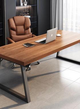 电脑桌台式桌家用办公桌简约工作会议桌写字工作台双人长方桌