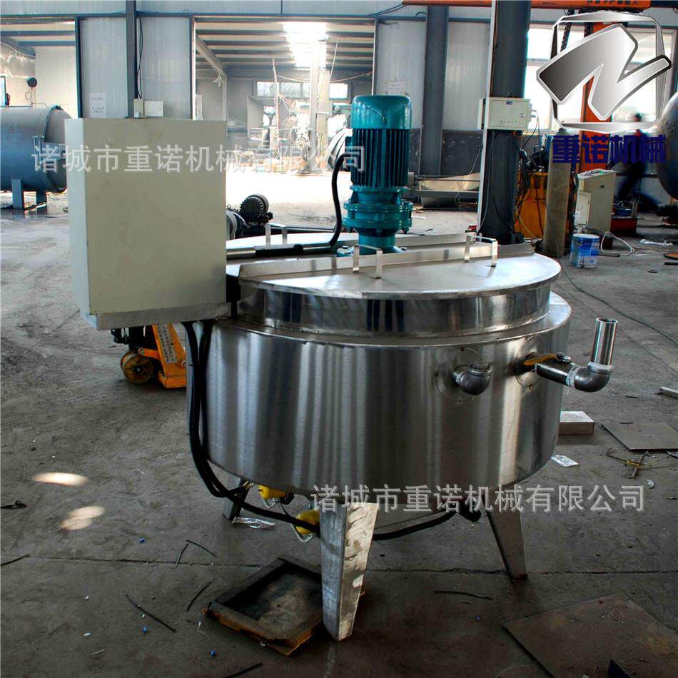 新供应立式蒸汽带搅拌夹层锅 熬粥夹层锅 牛肉汤蒸煮锅 安全方便