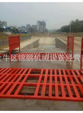 厂家直供建筑工地自洗工程平板式车洗轮机KSC机滚轴式全自动动冲