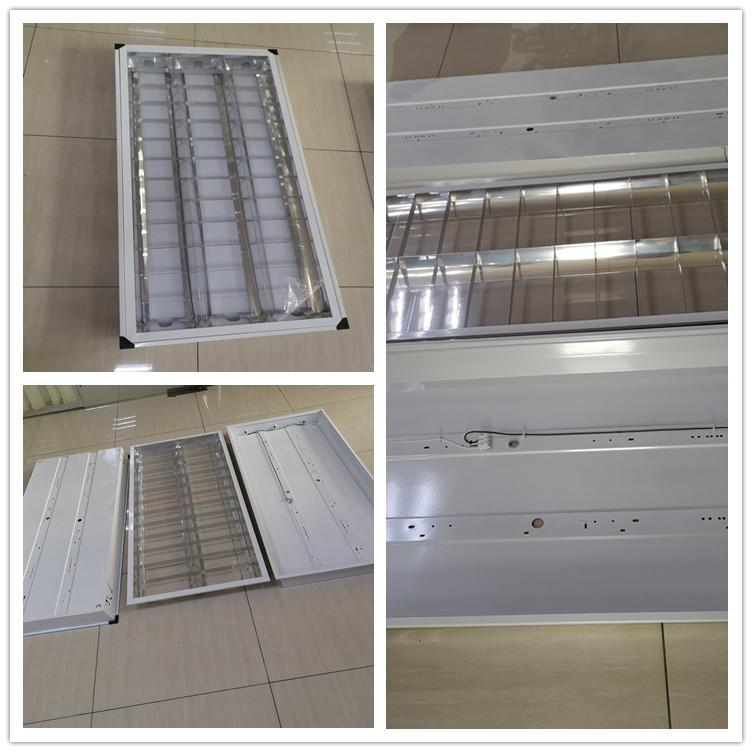 厂家直供T8暗装灯盘 LED格栅灯600*1200 防尘格栅LED胶片格栅灯盘