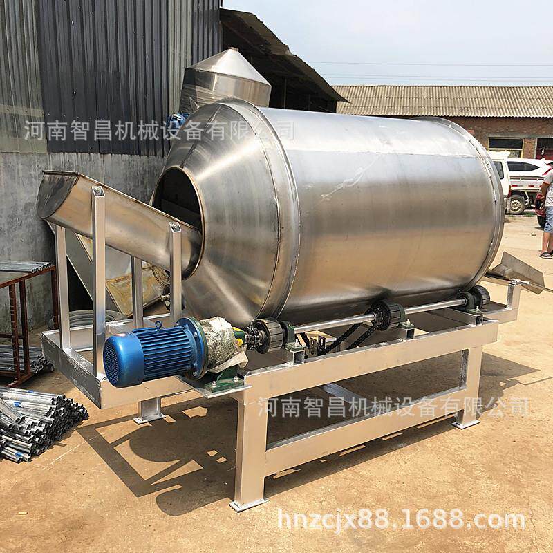 直销发酵饲料滚筒搅拌机 不锈钢湿料混合机 泔水麸皮饲料搅拌机