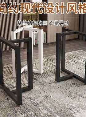 铁艺腿VVY大板桌吧架台支架办公会议盯作桌脚加厚书桌桌餐桌茶茶