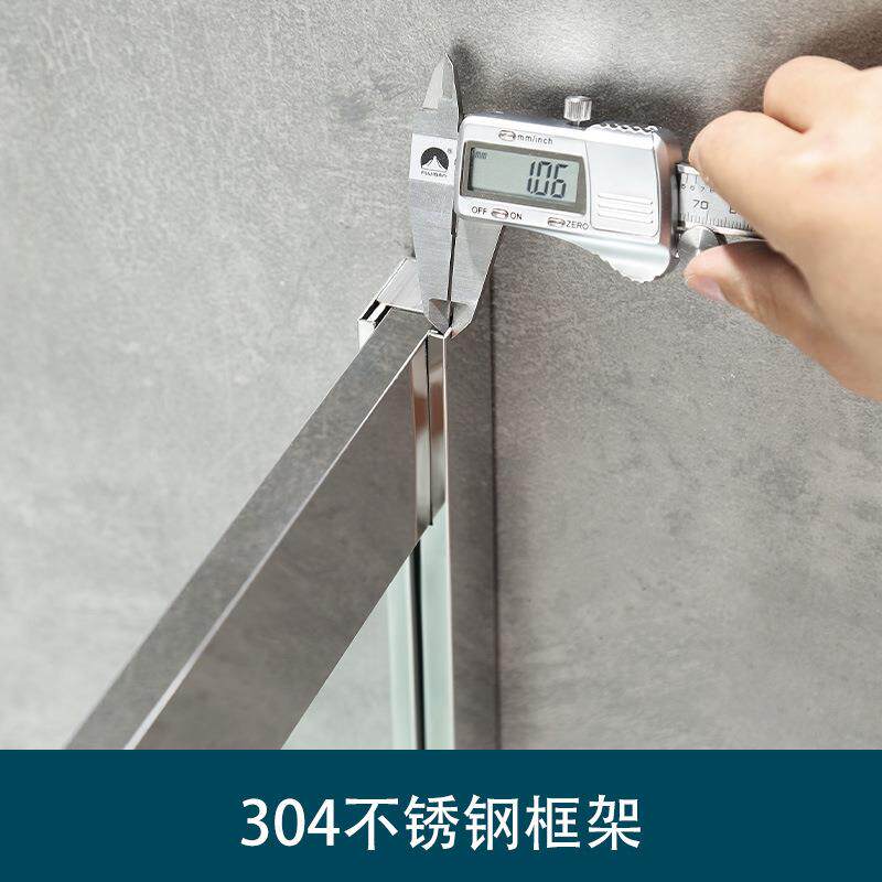 新款磨砂方形双移门淋浴房淋浴隔断可定广东工厂沐浴房