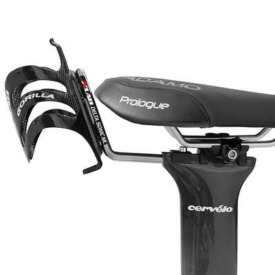 XLab 自行车水壶架连坐垫后置转接支架底座直装式铁三车碳纤维