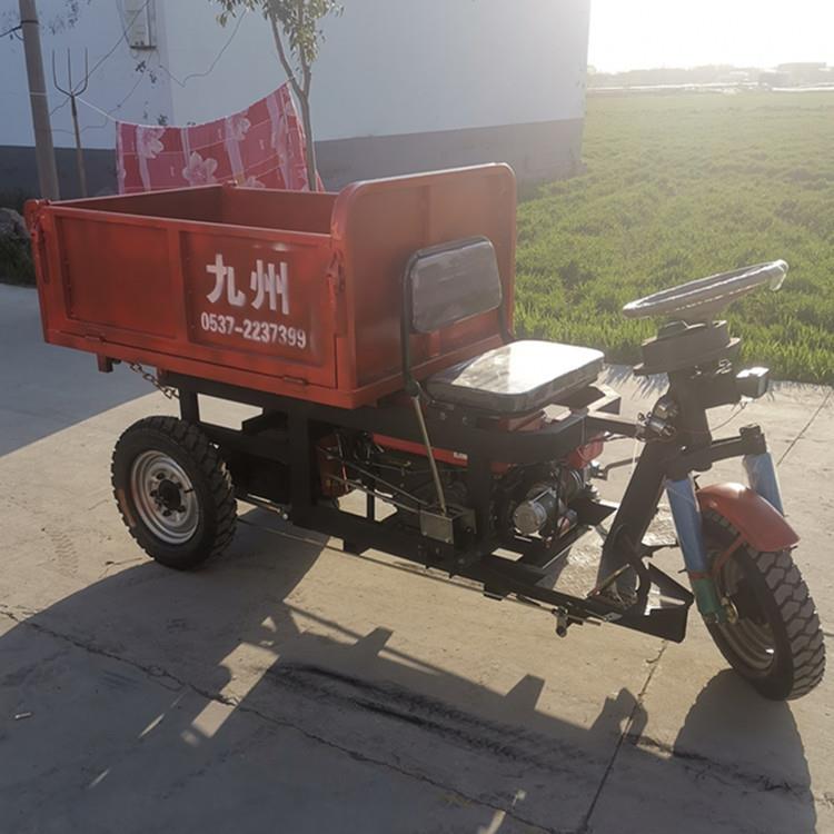 建筑工地用自卸三轮车 农用三轮车生产厂家 自卸式柴油三轮车
