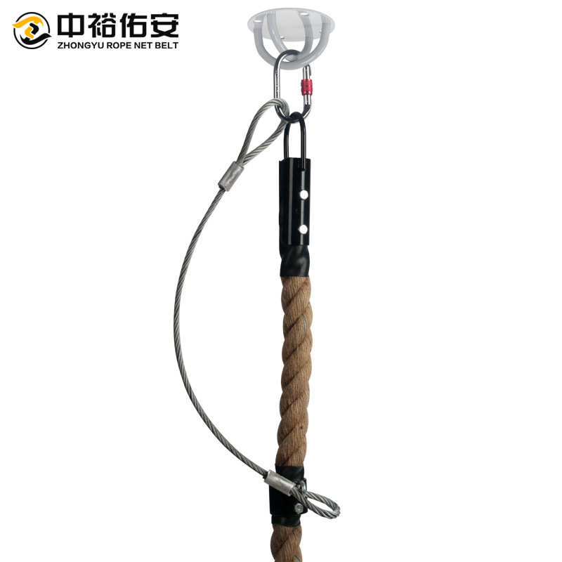中裕健身房攀爬麻绳战绳户外臂力训练爬绳体能训练拔河绳甩绳